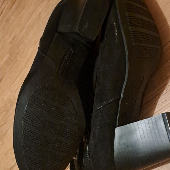 Laura Ashley Black Heeled Boots - Picture 7 of 9